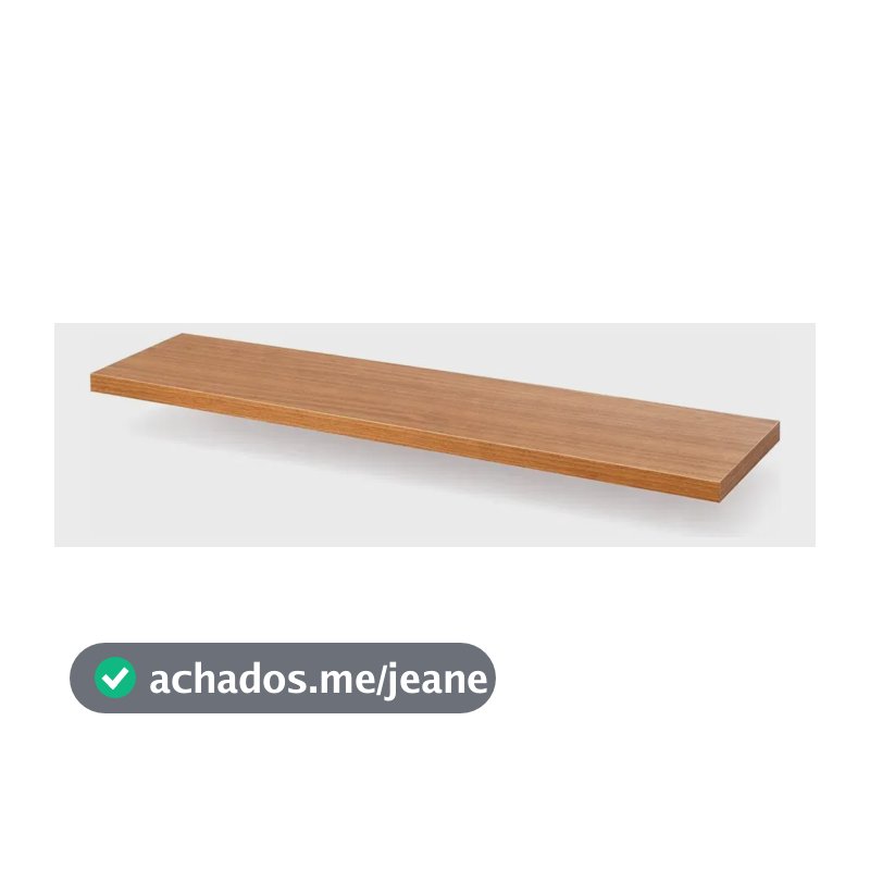 Prateleira Quarto 200x15cm Mdf Amadeirado 15mm Freijó 200x15 Freijo Amadeirado