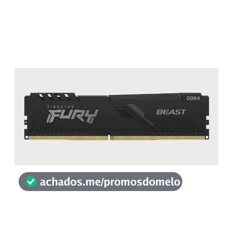 Memória Kingston De 8gb Dimm Ddr4 3200mh. Kf432c16bb/8