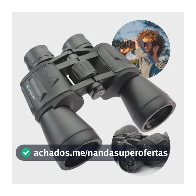 Binóculos Profissional Visão Astronômico Longo Alcance Alta Potência Potente 20x50 Noturno e Diurno Foco Dia Noite Diggicom