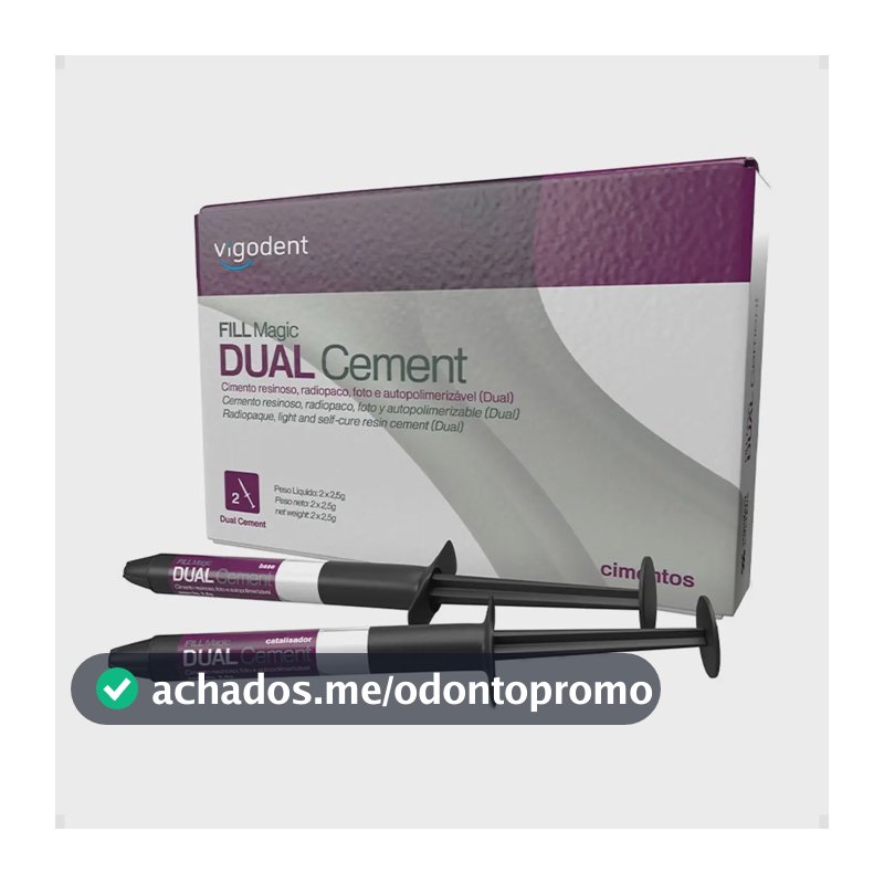 Cimento Resinoso Fill Magic Dual Cement - Vigodent