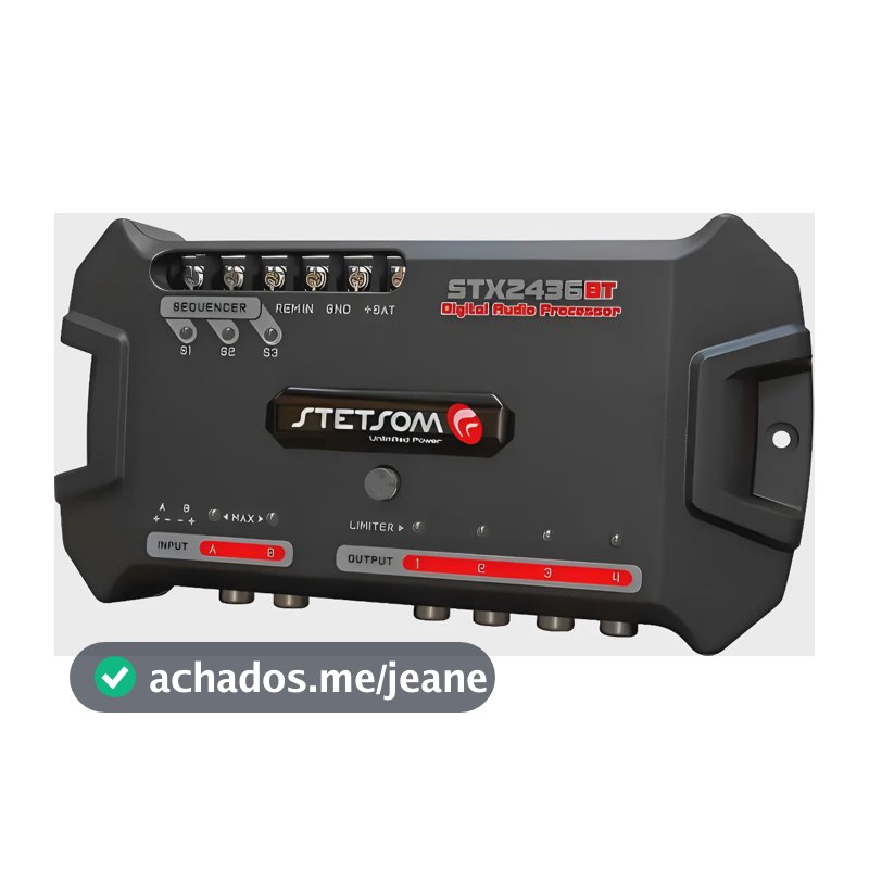 Processador Stx2436bt Stetsom Crossover Automotivo Bluetooth 12v