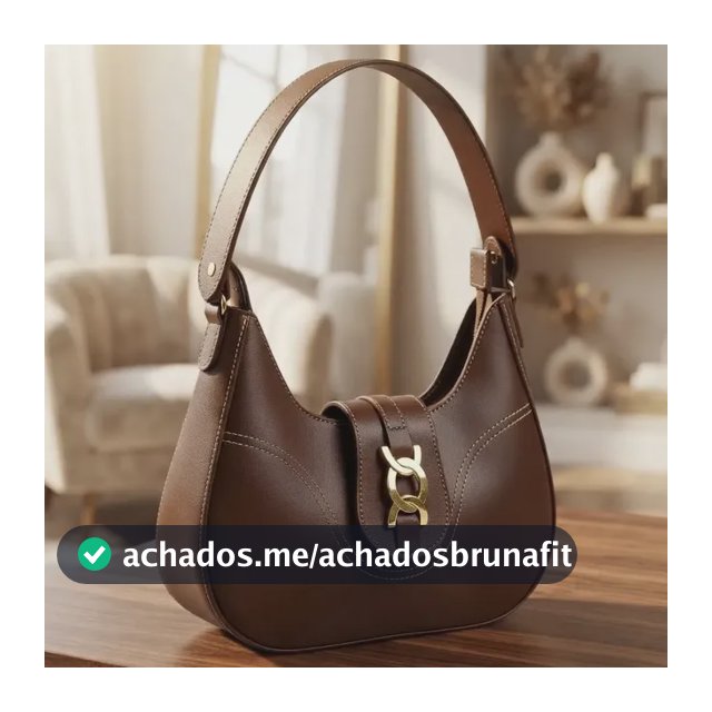 Bolsa Feminina Meia Lua Baguete Alça De Ombro Tira Colo
