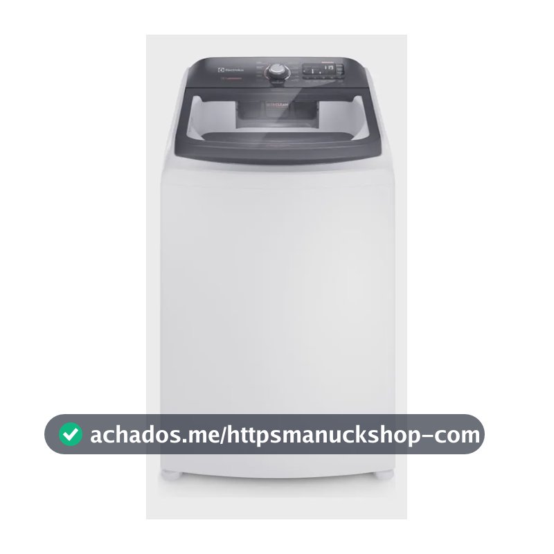 Máquina de Lavar Electrolux LEC15 Branca 15kg Premium Care com Cesto Inox Jet&Clean e Time Control