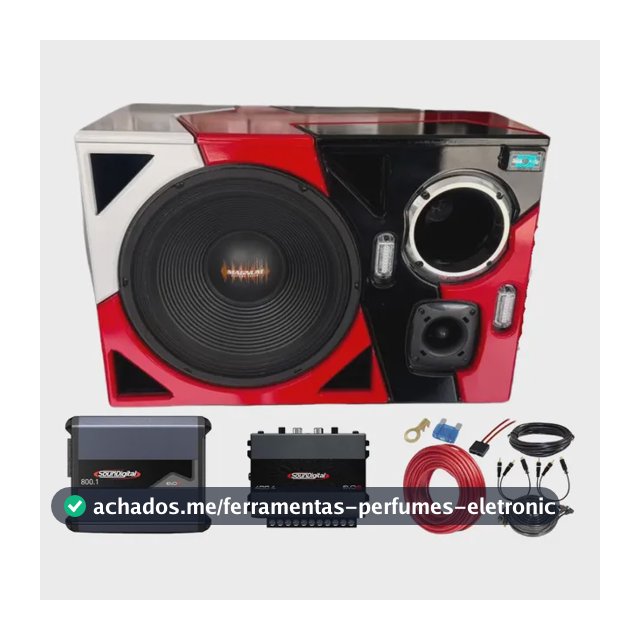 Caixa Trio 15 Completa Magnum 600 Jbl D305 St200 Sd800 Sd400