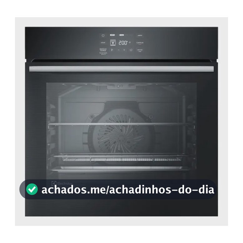 Forno de Embutir Elétrico Electrolux 80L Experience Air fryer, PerfectCook360 e Painel Touch (OE8EA)