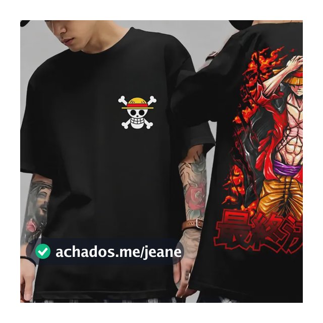 Camiseta Luffy One Piece Rei Dos Piratas Gear 5 Camisa Anime