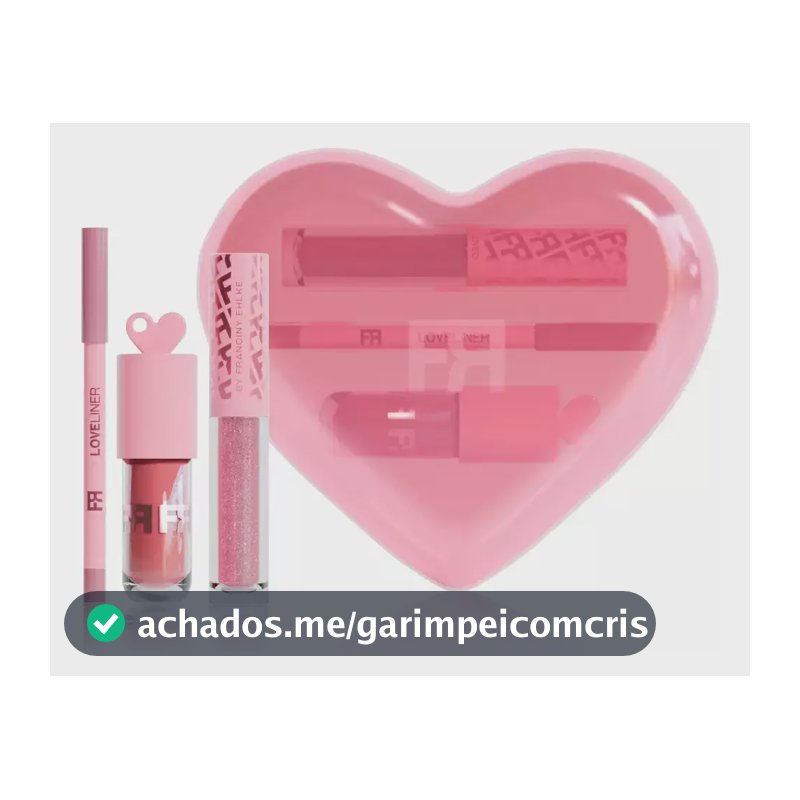 Kit Fran Lover Gloss Labial E Lapis Labial By Franciny Ehlke