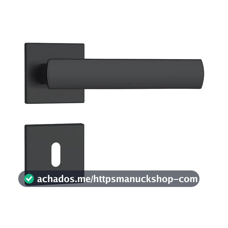 Fechadura Porta Interna Quarto Stam 813/35 Preto Fosco Rq1