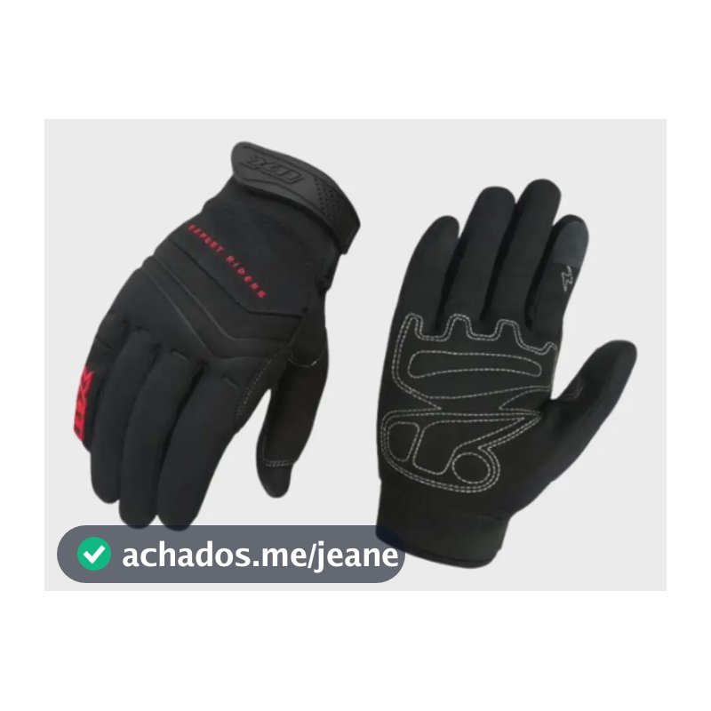 Luva X11 Nitro Win Fast Fashion Touchscreen Moto Frio Cor All Black Tamanho Ggg