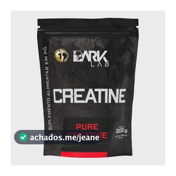 Creatina 500g Pura 100% Monoidratada Refil Dark Lab