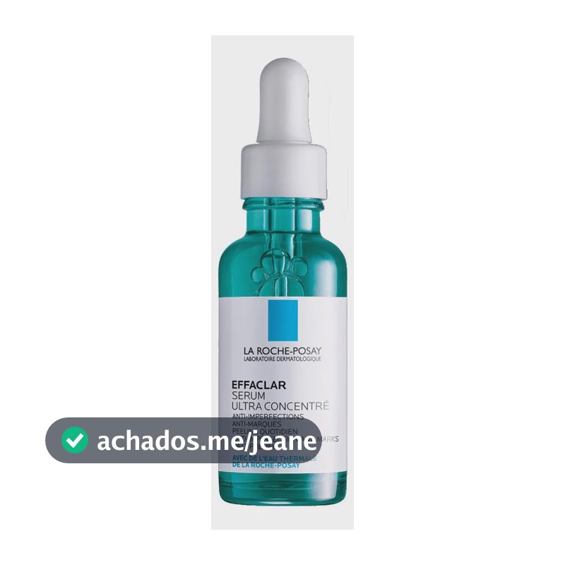 Sérum Ultra Concentrado La Roche Posay Effaclar noite para pele grasa de 30mL 30g 30 màs anos
