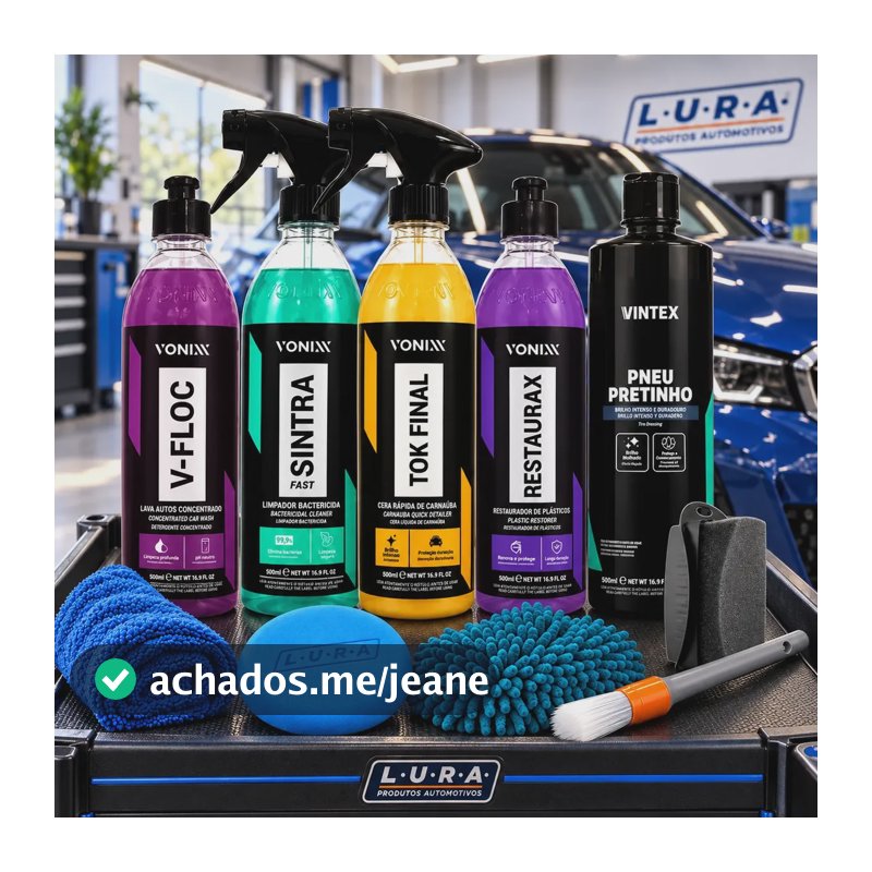 Kit Lavagem Shampoo V-floc Sintra Restaurax Tok Final Vonixx