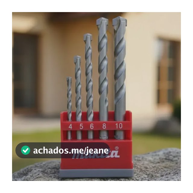 JOGO BROCA WIDIA CONCRETO 5 Pecas 4a10mm - MAKITA D03894