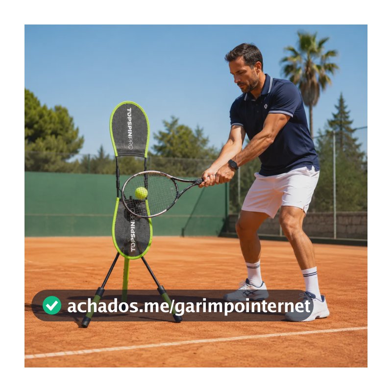 Treinador Tênis Topspin Pro Forehand Backhand Spin Original