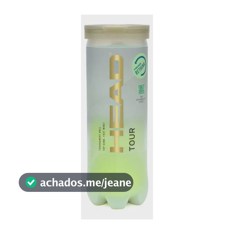 Bola De Tênis Head Tour Tubo Com 03 Bolas