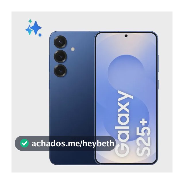 Samsung Galaxy S25+ 512GB, 12GB, Câmera Tripla - Azul Marinho