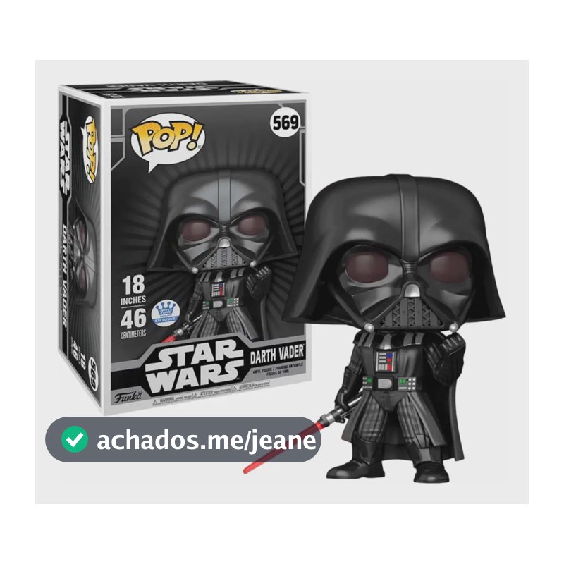 Funko Pop Mega Star Wars 569 Darth Vader Jumbo 46cm
