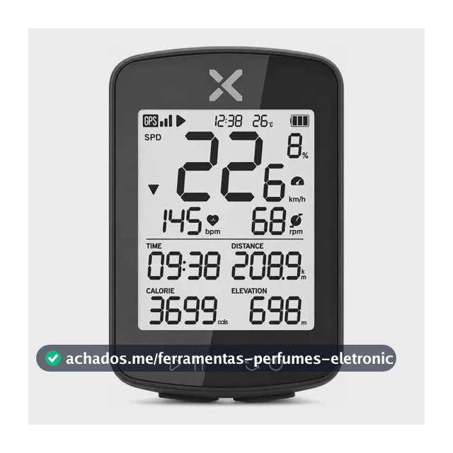 GPS XOSS G2+ Ciclocomputador Bike Bluetooth ANT+ Compatível Strava