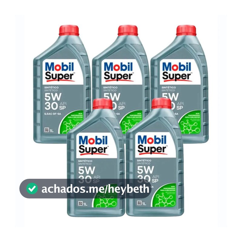 5 Litros Oleo Motor 5w30 Sintetico Api Sp Mobil