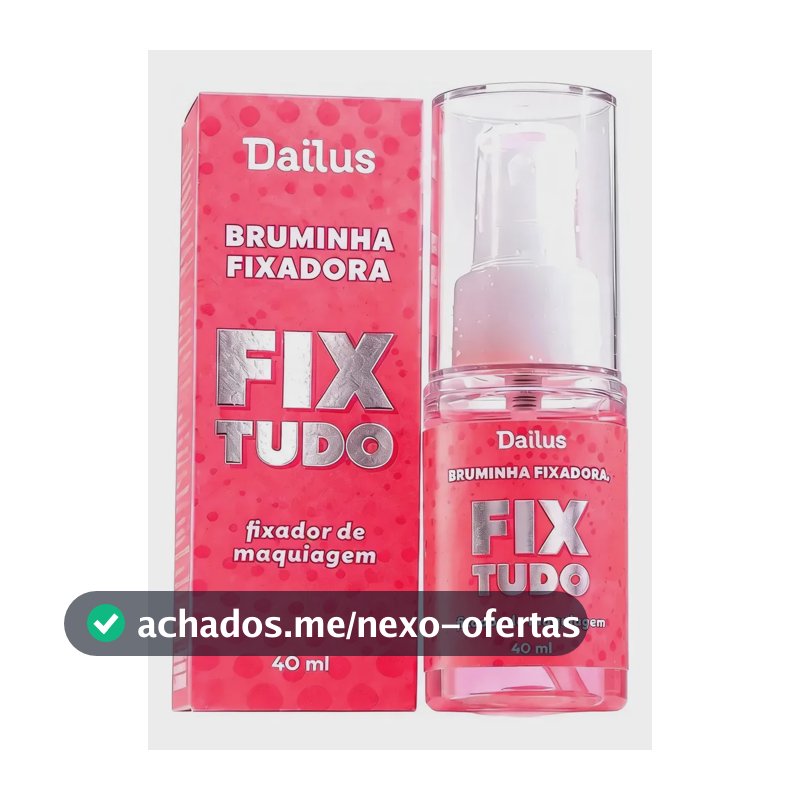 Spray Fixador De Maquiagem Dailus Bruminha Fix Tudo 40ml Incolor