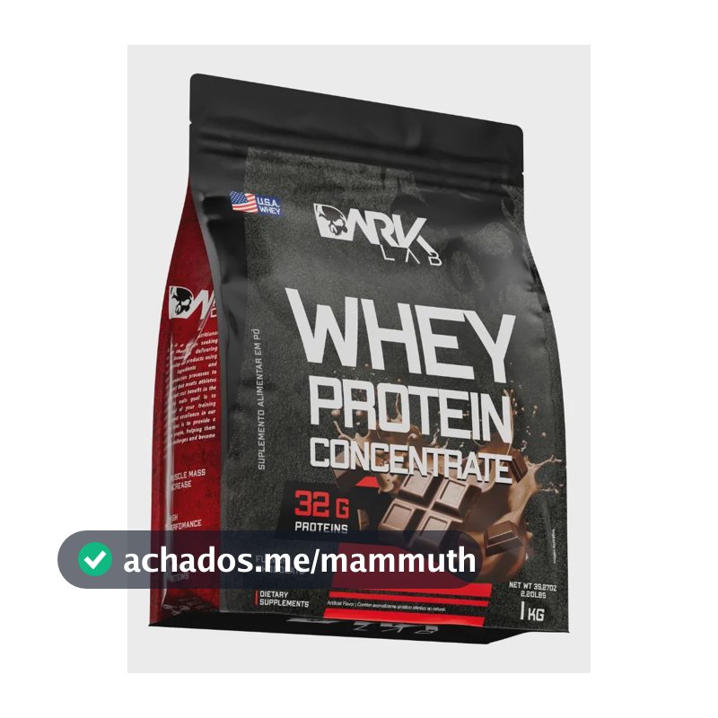 Whey Protein Concentrado 1kg Chocolate Dark Lab