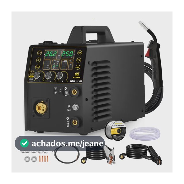 Soldadora Inverter 6en1 Mig Pulso Aluminio 250a 5kg 110/220v