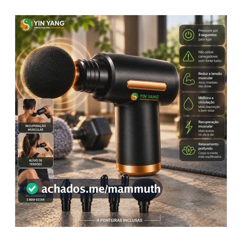 Massageador Corporal Pistola Pescoço Aquecimento Elétrico Masajeador Massageador Yin Yang Lombar Panturrilha Mão Pescoço Cabeça Costas Coluna Pernas Ombros Cervical - Aparelho massagem Portátil Preto