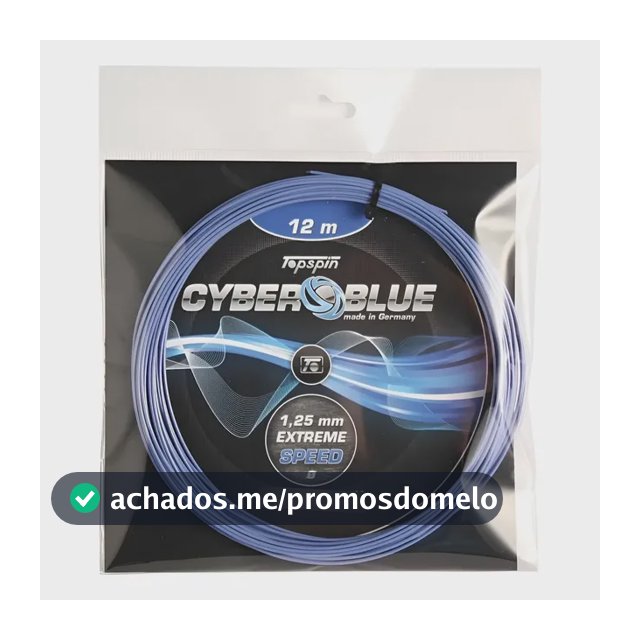 Set De Corda De Raquete De Topspin Cyber Blue 1.30-1.25-1.20