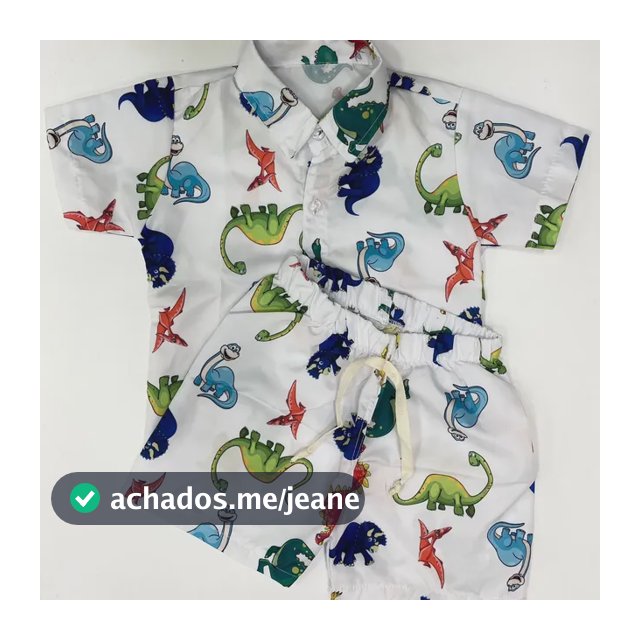 Conjunto Mauricinho Dinossauro Festa Aniversario