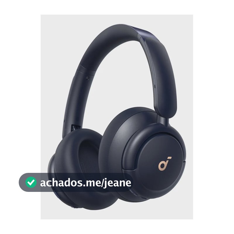 Fone De Ouvido Bluetooth Soundcore Anker Q30 Sem Fio Headphone Cancelamento De Ruído Anc Híbrido Headset Para Viagem Trabalho Estudo Gamer Hi-Res 60h Bateria App Carga Rápida Dobrável Conforto, Azul