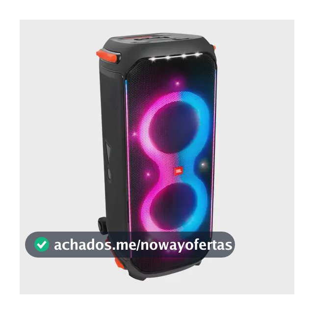 caixa de som JBL PartyBox 710 portátil com bluetooth preto