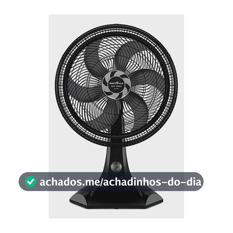 Ventilador De Mesa Britânia Maxx Force 30cm BVT301