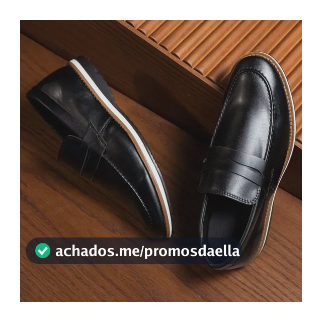 Sapato Masculino Mocassim Social Confortável Moderno Leve