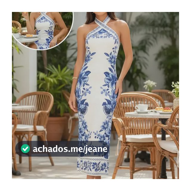 Vestido Farm Midi Canelado