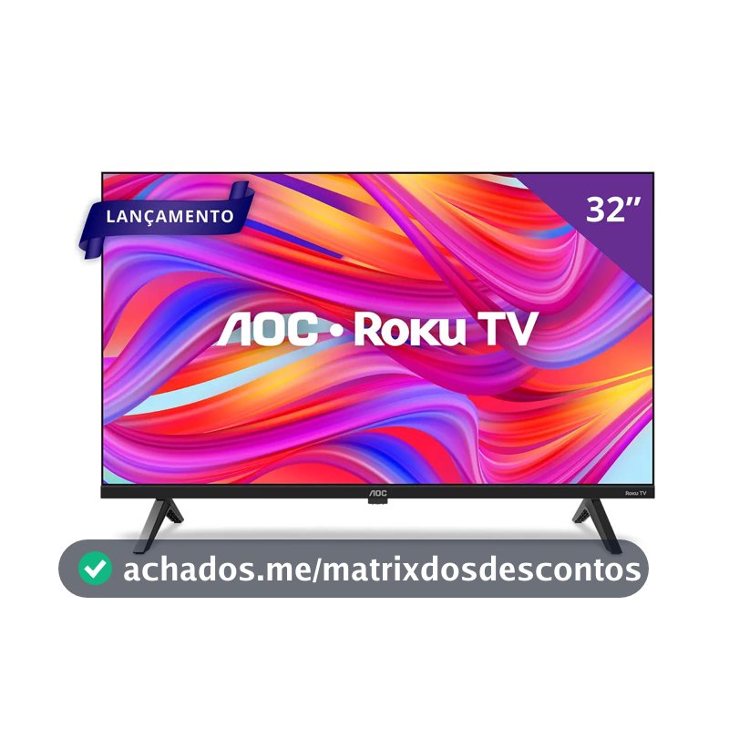 Smart Tv 32 Hd Aoc Tv 32s5045/78g Hdmi 1 Usb Wifi Roku