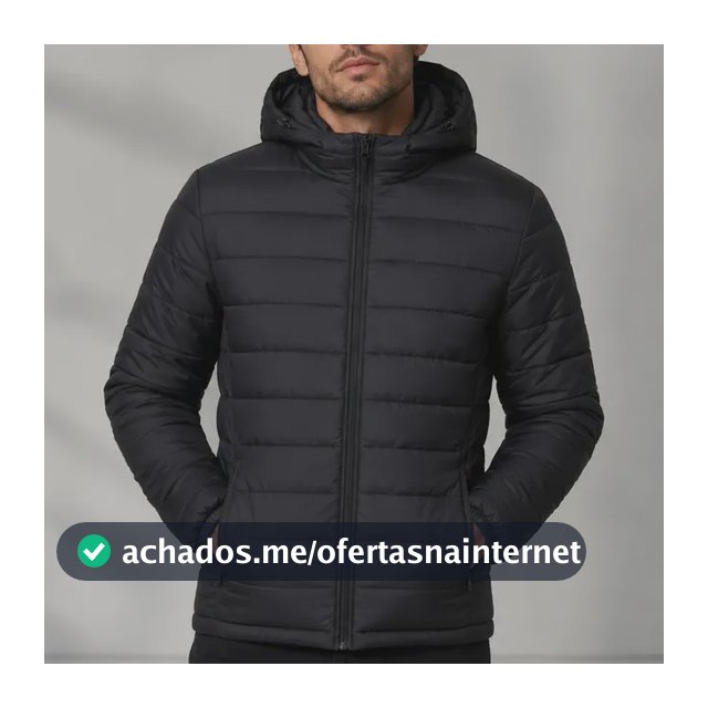 Jaqueta Puffer Bobojaco De Frio Blusa Impermeável Inverno