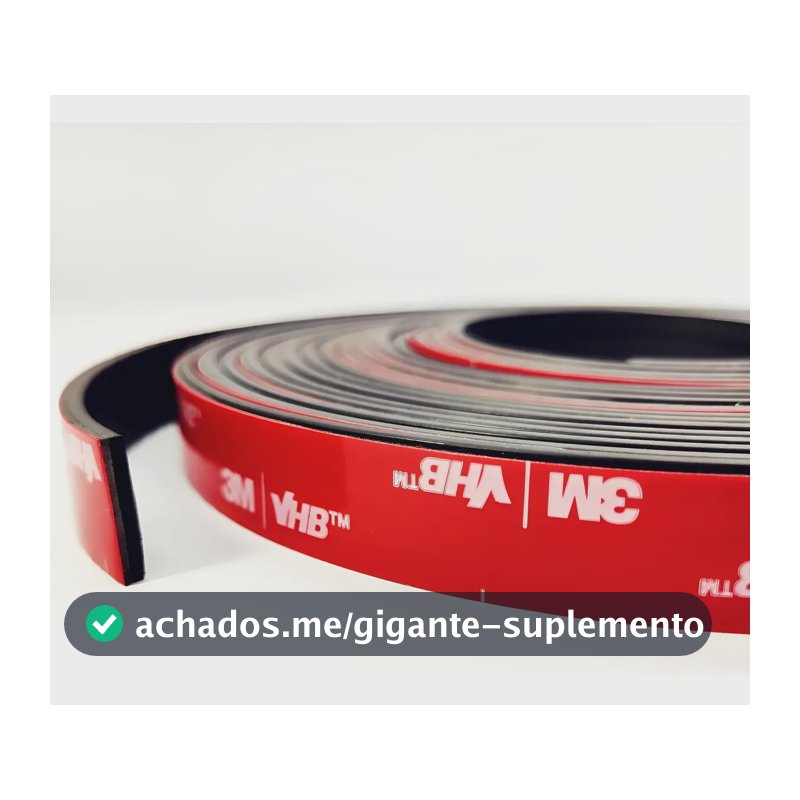Perfil Magnético Imã Flexível Fita Imã Artesanato - 3 Metros