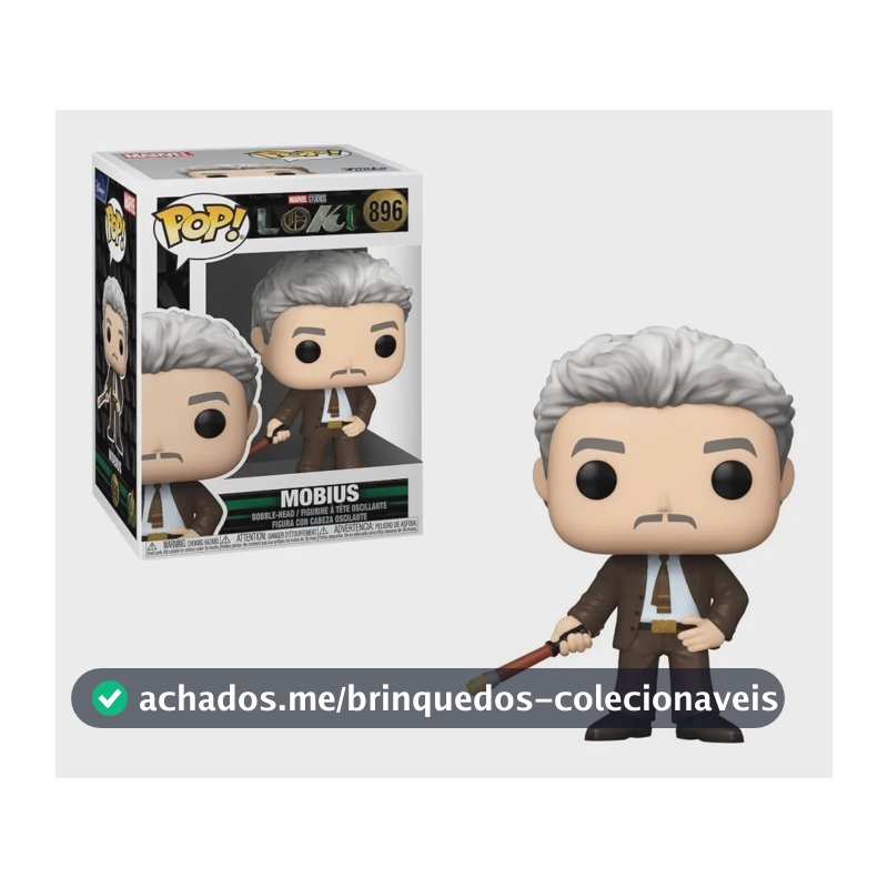 Série Marvel Loki Boneco Pop Funko Mobius #896