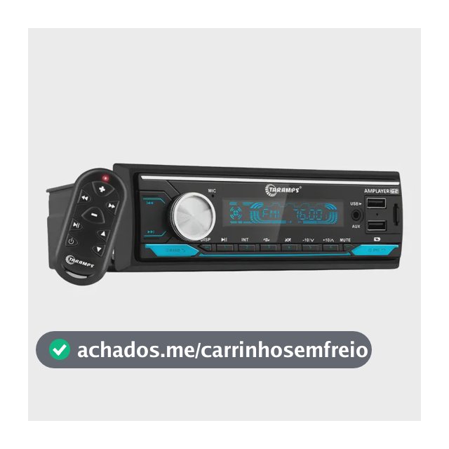 Radio Taramps Amplayer G2 400w Rms Fm Usb Sd Bluetooth