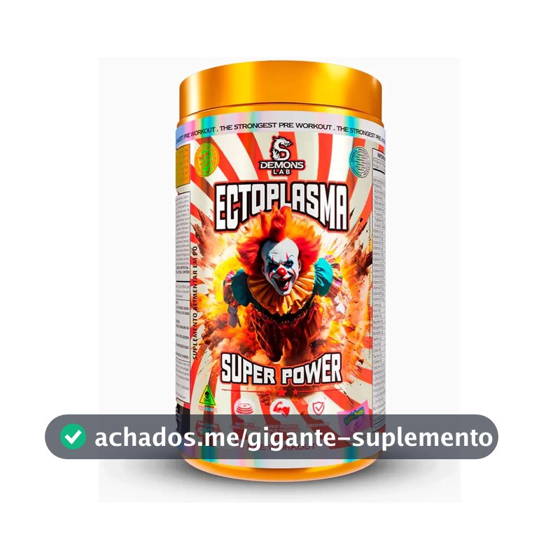 Pré Treino Ectoplasma Super Power Tutti Fruit 480g Demons La Sabor Tutti-Fruit