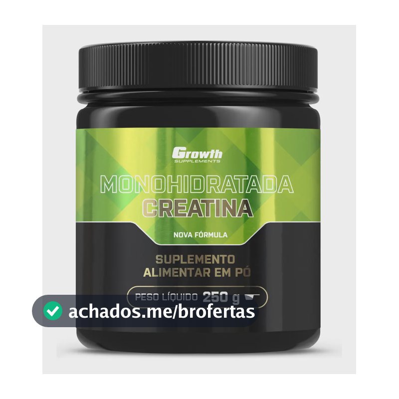 Creatina Growth Supplements Monohidratada em pó Sem sabor x 250g
