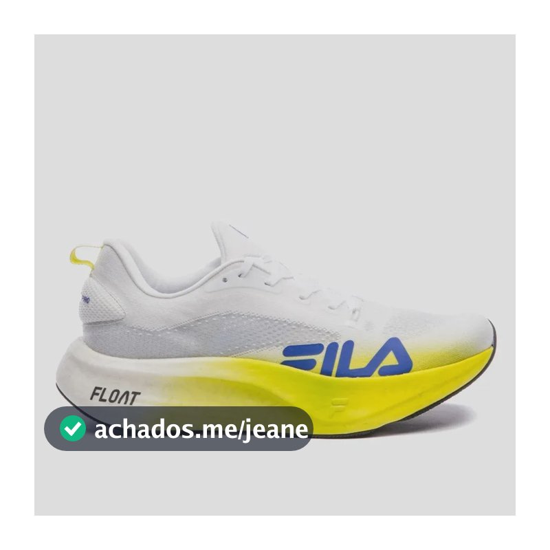 Tenis Fila Float Maxxi 2 Pro Masculino Branco/verde Limao Lisa 42 Br