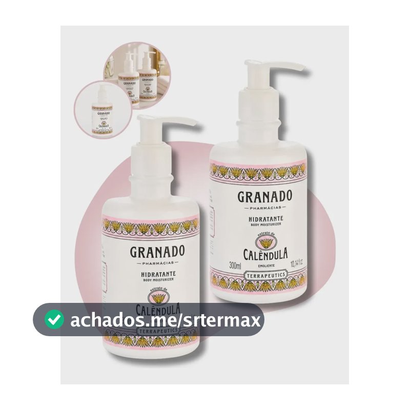 Kit 2 Hidratantes Mãos Corpos Calêndula Granado Terrapeutics Calêndula