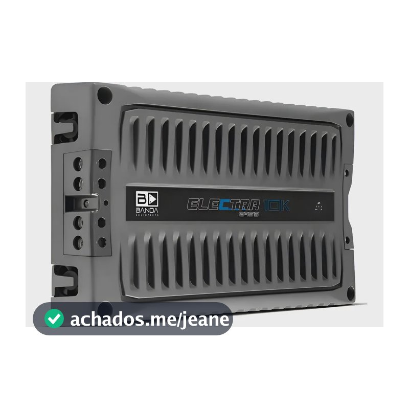 Modulo Electra Banda 10k 2 Ohms 1 Canal 10000rms Preto Preto