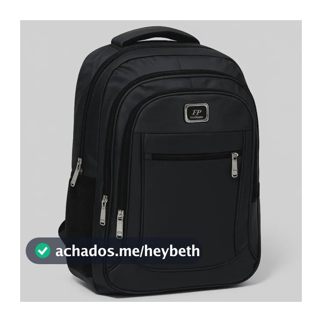 Mochila Grande Alça Reforçada Resistente Faculdade Trabalho