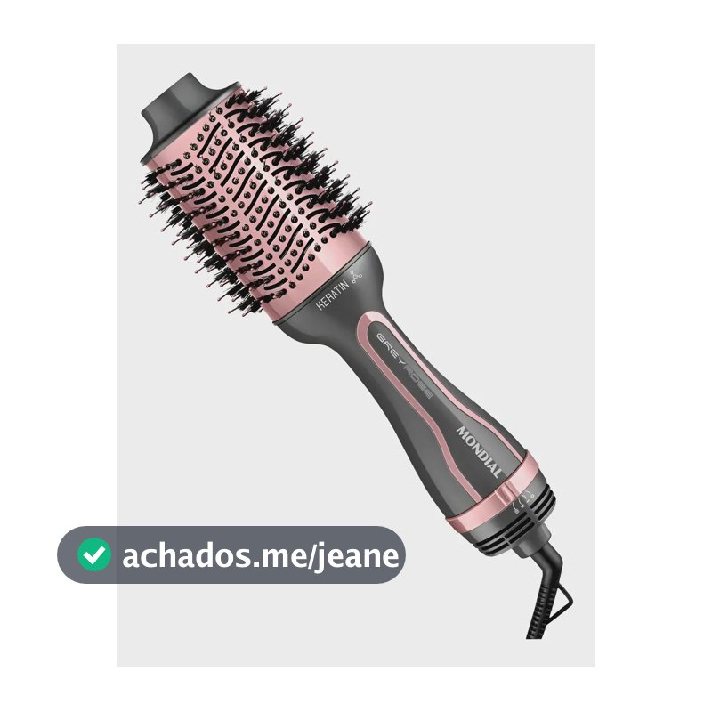 Escova Secadora 3 Em 1 Keratin Technology 1300w Bivolt