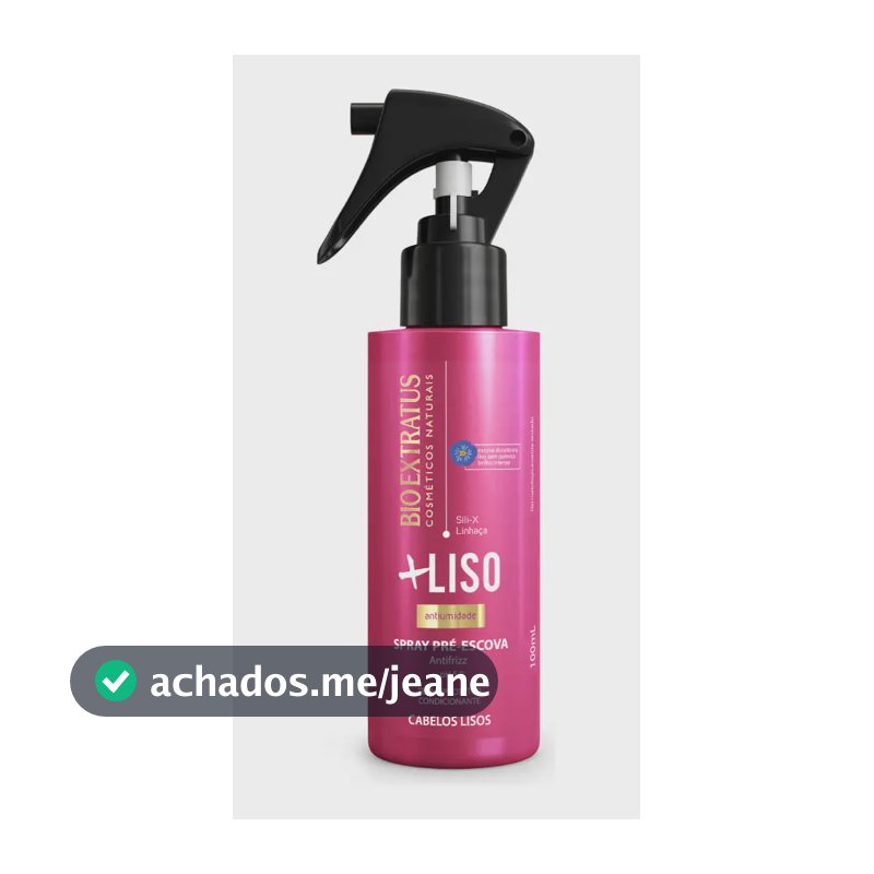 Pré Escova Bio Extratus Antifrizz +liso Antiumidade 100ml