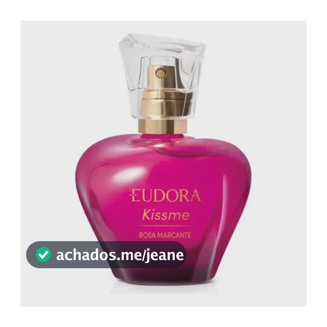 Kissme Rosa Marcante Colônia Eudora 50ml