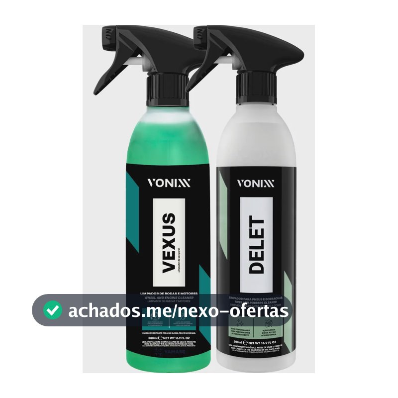 Vexus Vonixx Limpador Limpa Rodas Motor Delet Limpa Pneu
