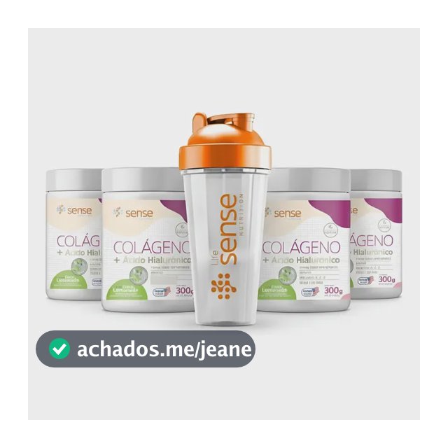 4x Colágenos Ácido Hialurônico + Brinde- Life Sense Nutritio